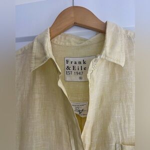Frank & Eileen Rory Maxi linen dress. Yellow size XL Sold out online!